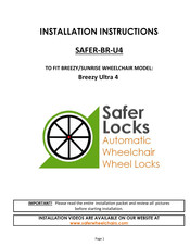Safer Locks SAFER-BR-U4 Installation Instructions Manual