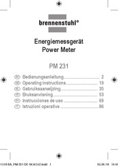 brennenstuhl PM 231 Operating Instructions Manual