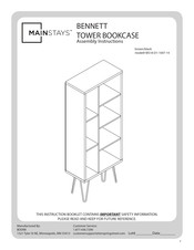 Mainstays MS18-D1-1007-14 Assembly Instructions Manual