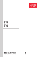 Amica BL 6016 Instruction Manual