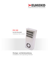 ELMEKO PM 100 Installation And Operating Manual