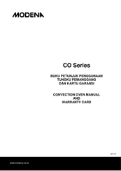 Modena CO 5512E Manual