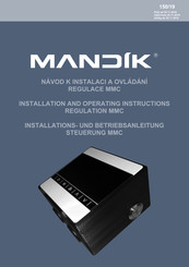 Mandik MMC Installation And Operating Instructions Manual