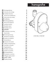 Hans Grohe 31741187 Assembly Instructions Manual
