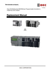 IDEC MICROSmart FC4A Series Replacement Manual