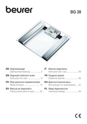 Beurer BG 39 Instructions For Use Manual