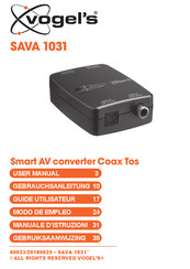 Vogel's SAVA 1031 User Manual