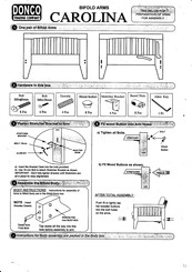 Donco MONET ARM Assembly Instructions Manual