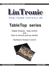 LinTronic TableTop Series Manual