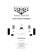 Mapletree Phono 3E User Manual