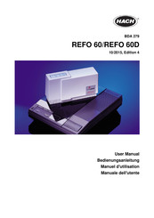Hach REFO 60 User Manual