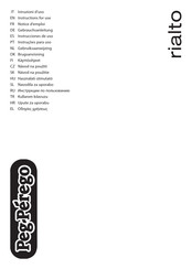 Peg-Perego Rialto Instructions For Use Manual