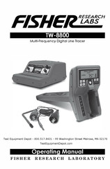 Fisher TW-8800 Operating Manual