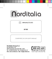 Norditalia BP-500 Operating Manual