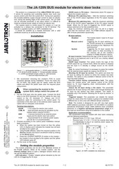 Jablotron JA-120N Manual
