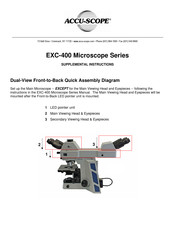 Accu-Scope EXC-400 Series Supplemental Instructions