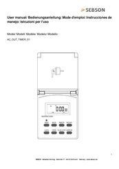 Sebson AC_OUT_TIMER_D1 User Manual