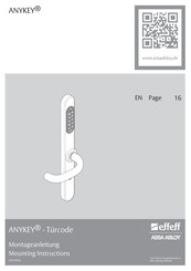 Assa Abloy effeff ANYKEY Mounting Instructions