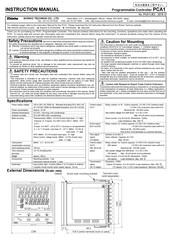 Shinko PCA1 Instruction Manual