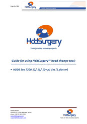 HddSurgery HDDS Sea 7200.12/.11/.10+ p1 Set Manual For Using