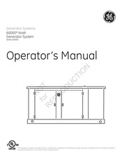 GE 60000 Series Operator's Manual