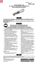 Ingersoll-Rand 1111 Instructions Manual