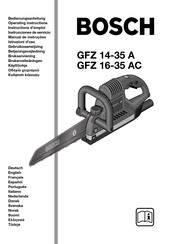 Bosch GFZ 16-35 AC Operating Instructions Manual