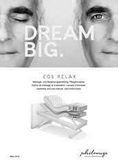 philrouge EOS Relax Assembly And Use Manual, Care Instructions