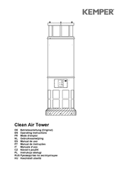 KEMPER Clean Air Tower Manual