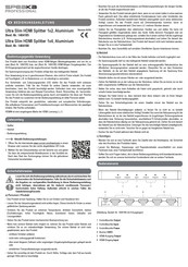 Speaka 1404185 Operating Instructions Manual
