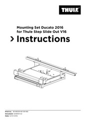 Thule 301400 Instructions Manual