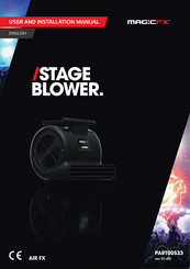 Magicfx STAGE BLOWER User And Installation Manual