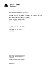 SAFETRAN systems 3000 GCP Software Upgrade Instructions