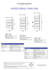 HydroTherm HSW-5 Manual