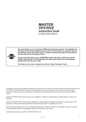 Hardi MASTER VHY Series Instruction Book