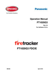 Brooks firetracker FT1020G3 FDCIE Operation Manual