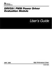 Texas Instruments DRV591 User Manual