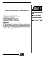 Atmel AT91 Application Note