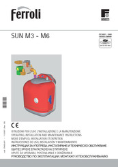 Ferroli SUN M3 Operating, Installation And Maintenance Instructions