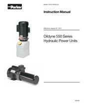 Parker Oildyne 550 Series Instruction Manual