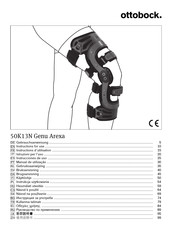 Otto Bock 50K13N Genu Arexa Instructions For Use Manual