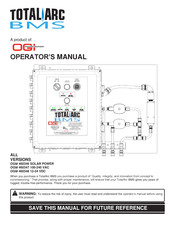 OGI TotalArc BMS 460346 SOLAR POWER Operator's Manual