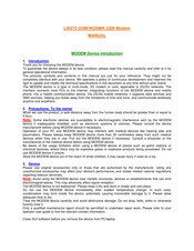 BSNL LW272 Manual