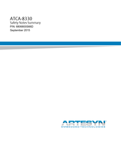 Artesyn Embedded Technology ATCA-8330 Manual