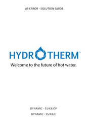 HydroTherm DYNAMIC-SS/X8/C Solution Manual