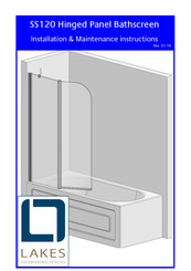 Lakes SS120 Installation & Maintenance Instructions Manual