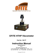OfiTE HTHP Instruction Manual