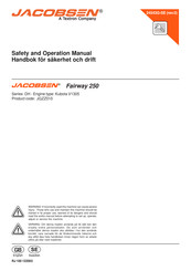 Textron Jacobsen Fairway 250 Safety And Operation Manual