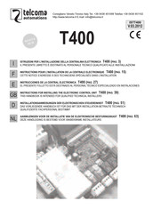 Telcoma T400 Instructions For Installing