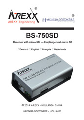 Arexx BS-750SD Manual